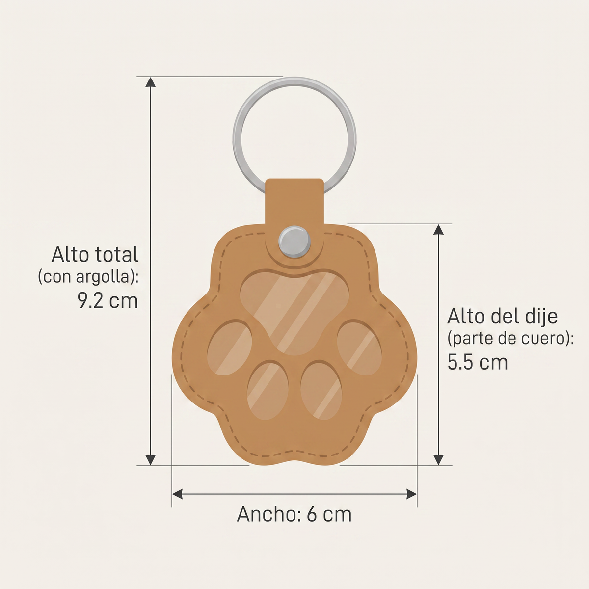 Llavero para Pelo de tu Mascota