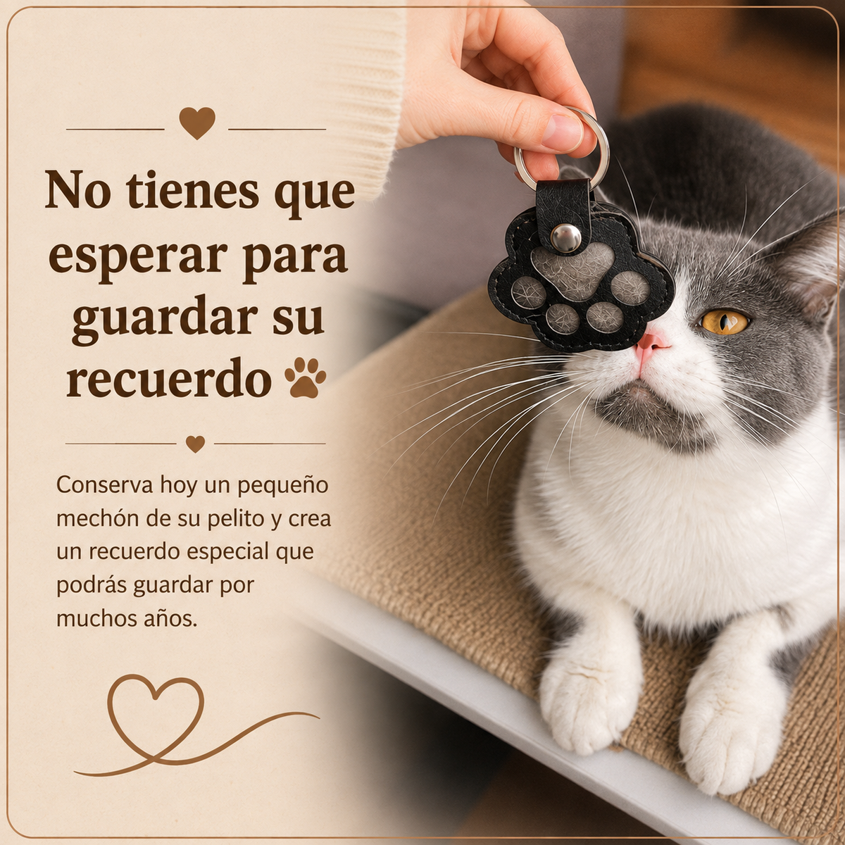 Llavero para Pelo de tu Mascota